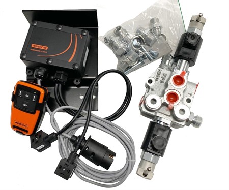 Radio set for hydraulically driven winch, 2 channel radio